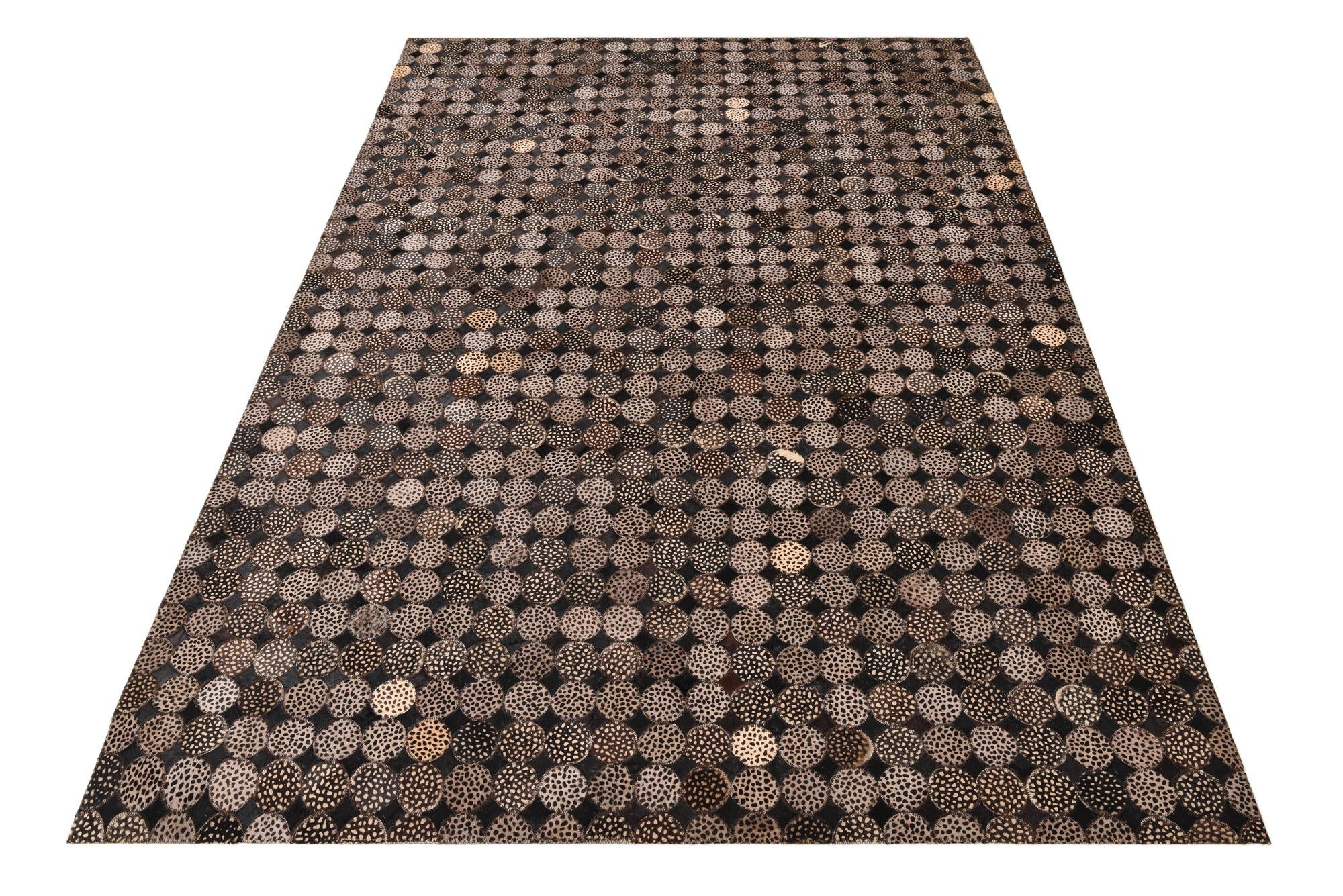 5' 1 x 7' 2 Cowhide Rug