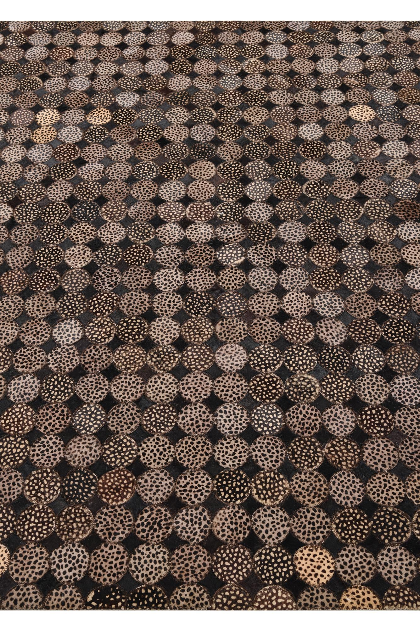 5' 1 x 7' 2 Cowhide Rug