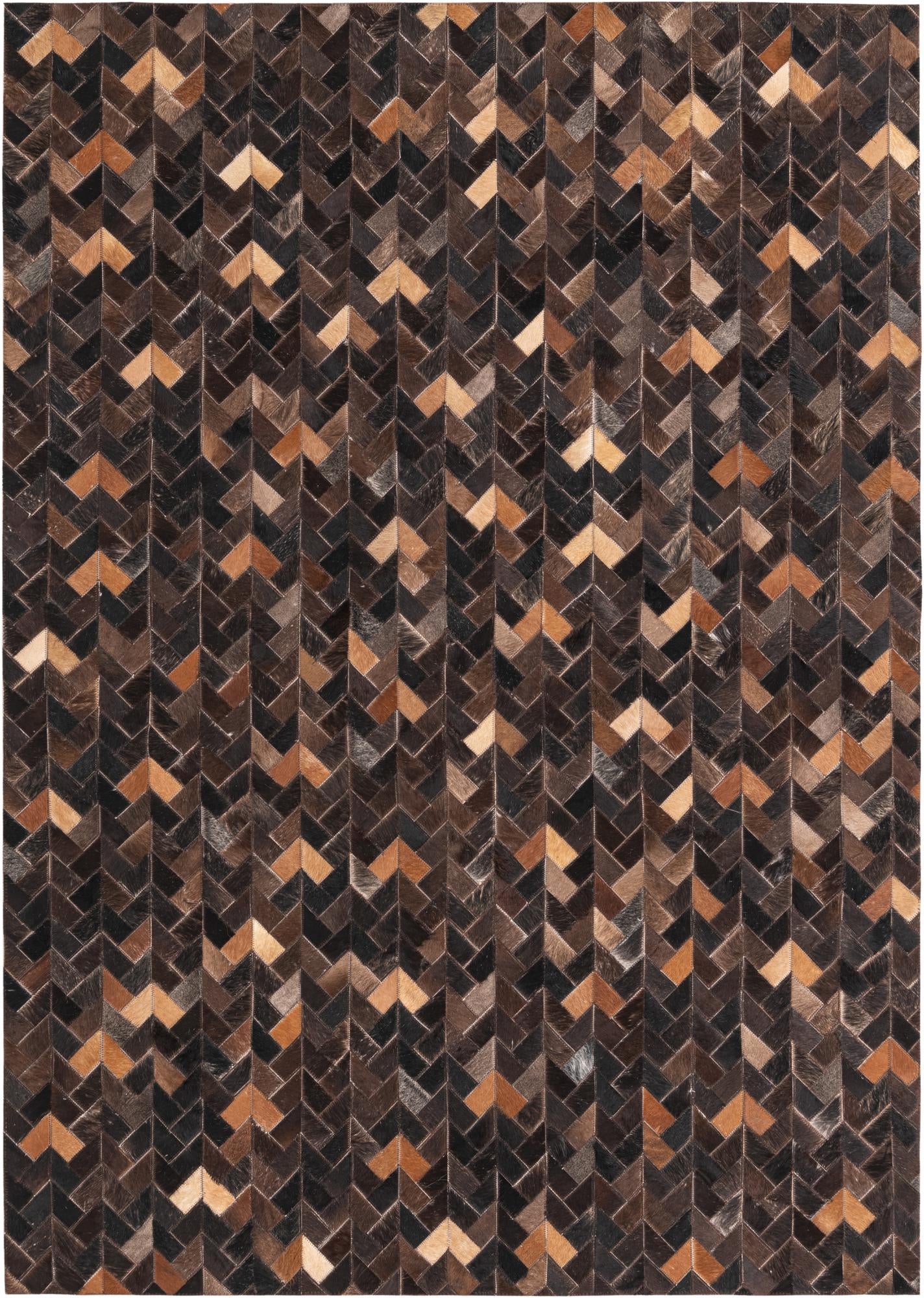4' 7 x 6' 6 Cowhide Rug