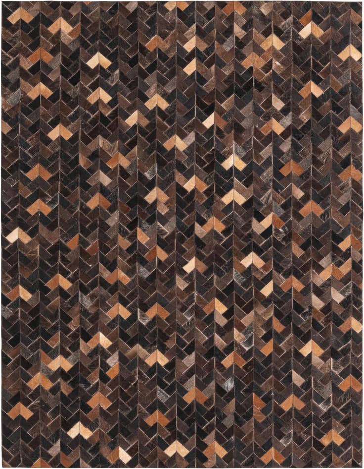 Detail image of 4' 7 x 6' 6 Cowhide Rug