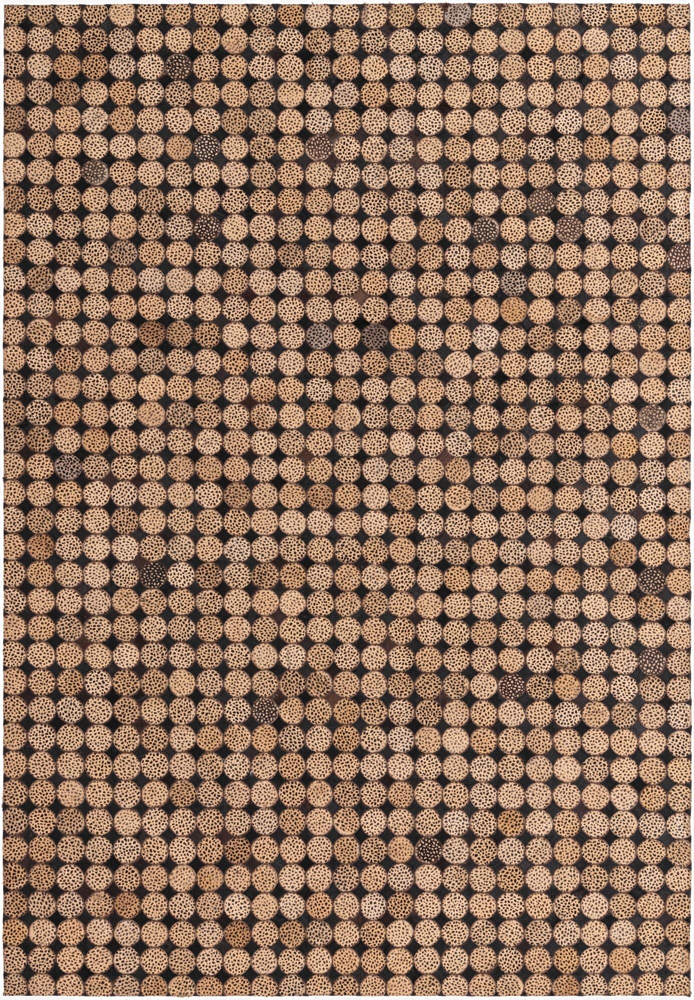 5' 3 x 7' 8 Cowhide Rug