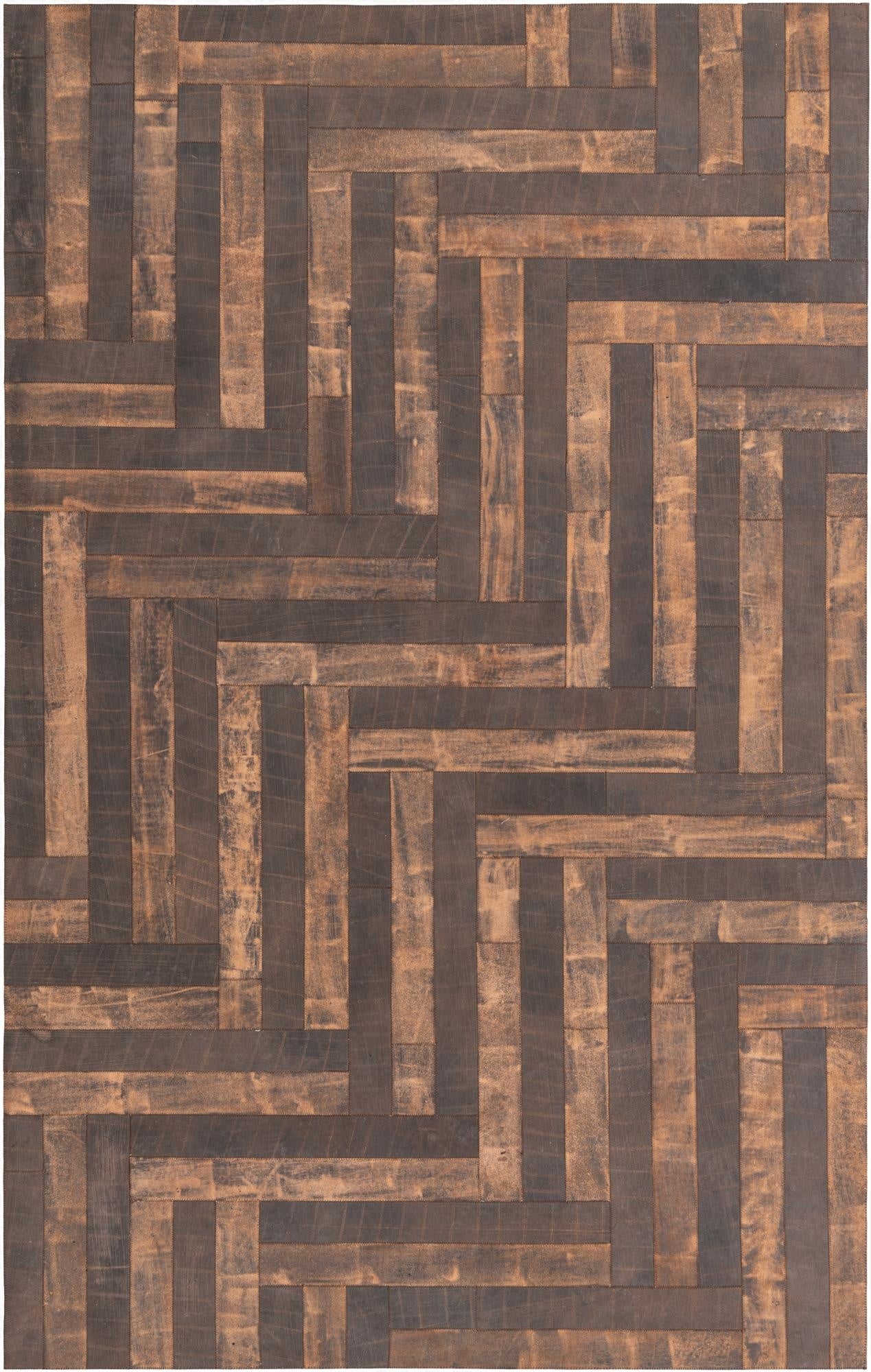 5' x 7' 10 Cowhide Rug