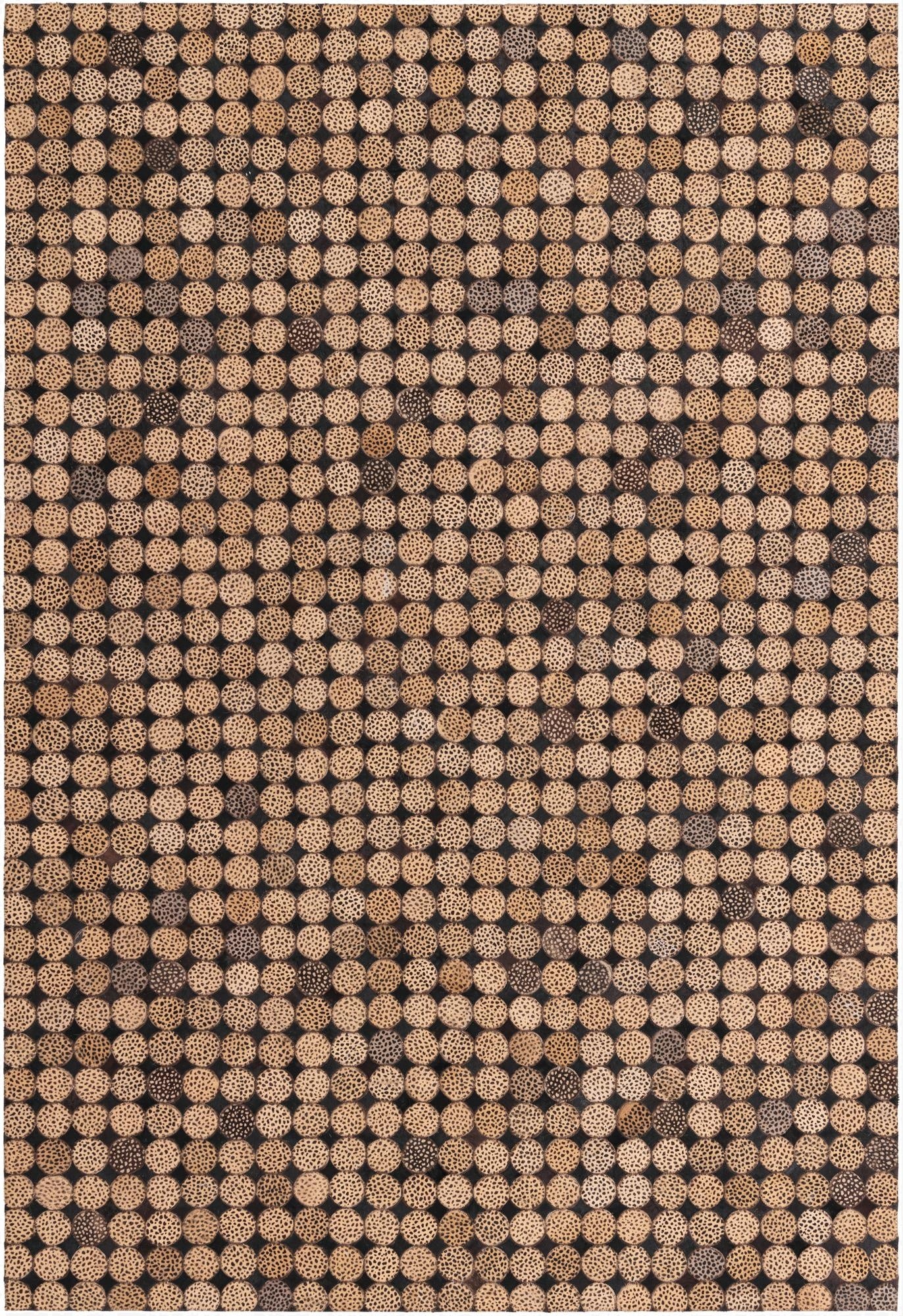 5' 3 x 7' 8 Cowhide Rug