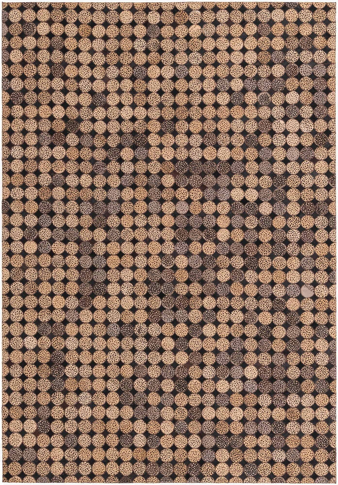 5' 2 x 7' 4 Cowhide Rug