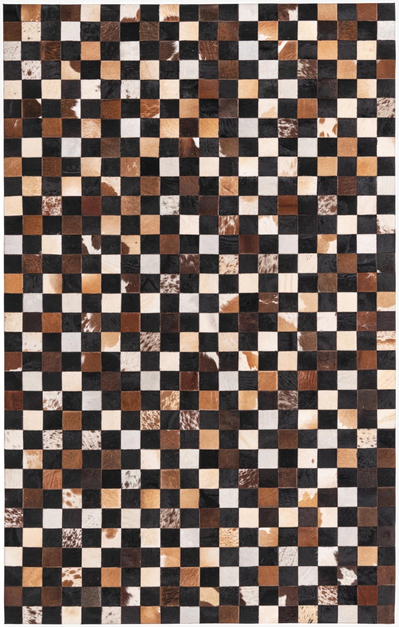 5' 1 x 7' 10 Cowhide Rug