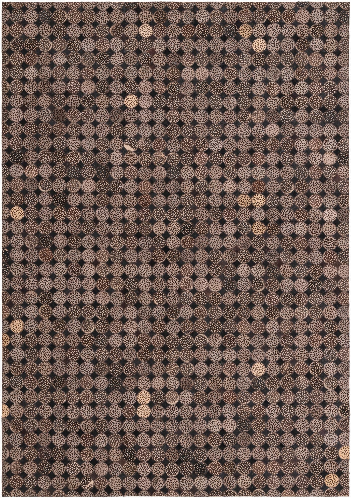 5' 1 x 7' 2 Cowhide Rug