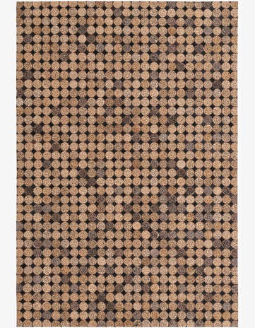 5' 2 x 7' 8 Cowhide Rug