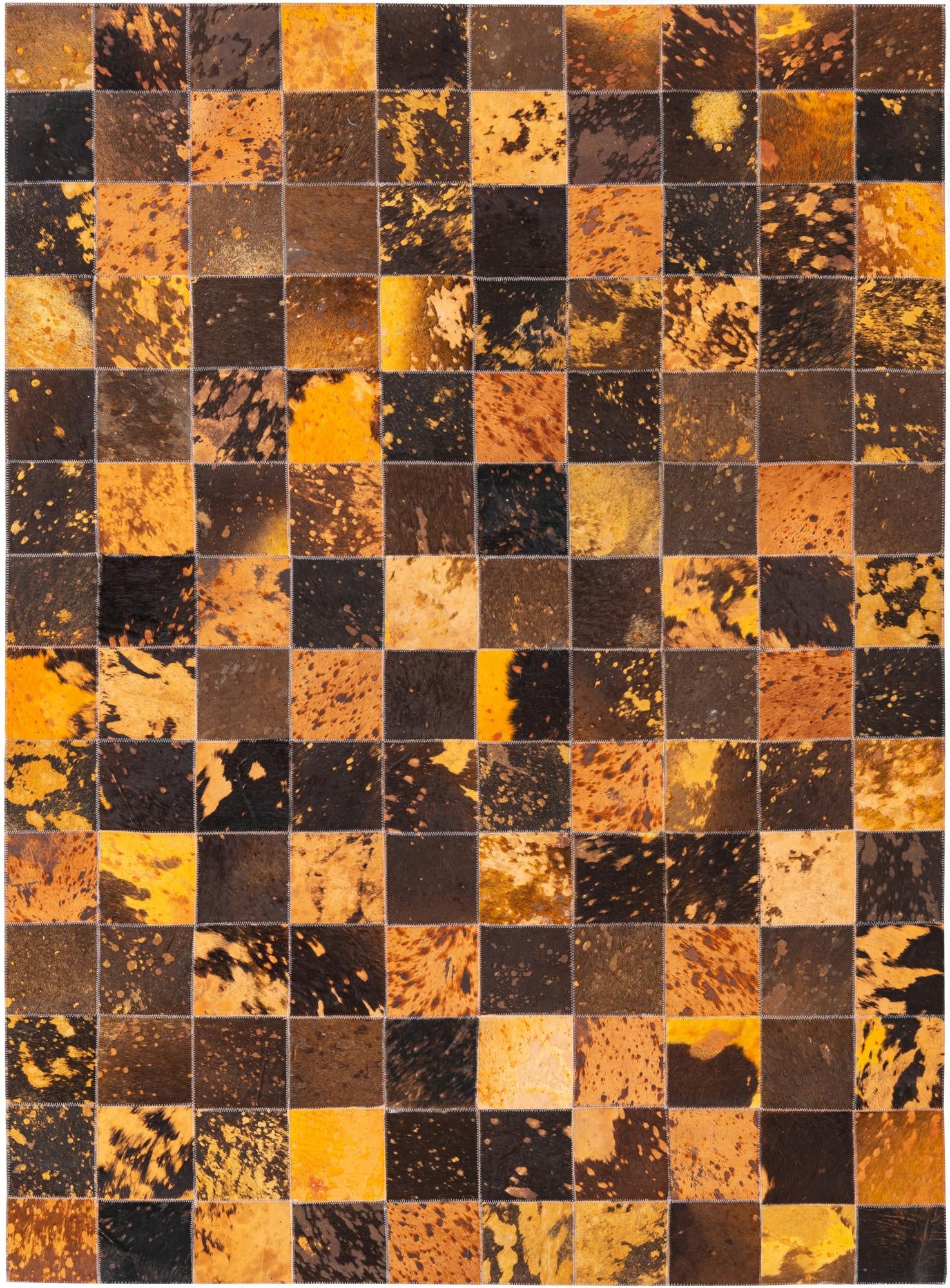 4' 8 x 6' 6 Cowhide Rug