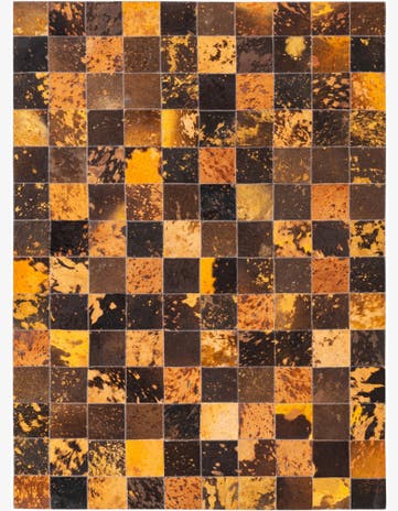 4' 8 x 6' 6 Cowhide Rug