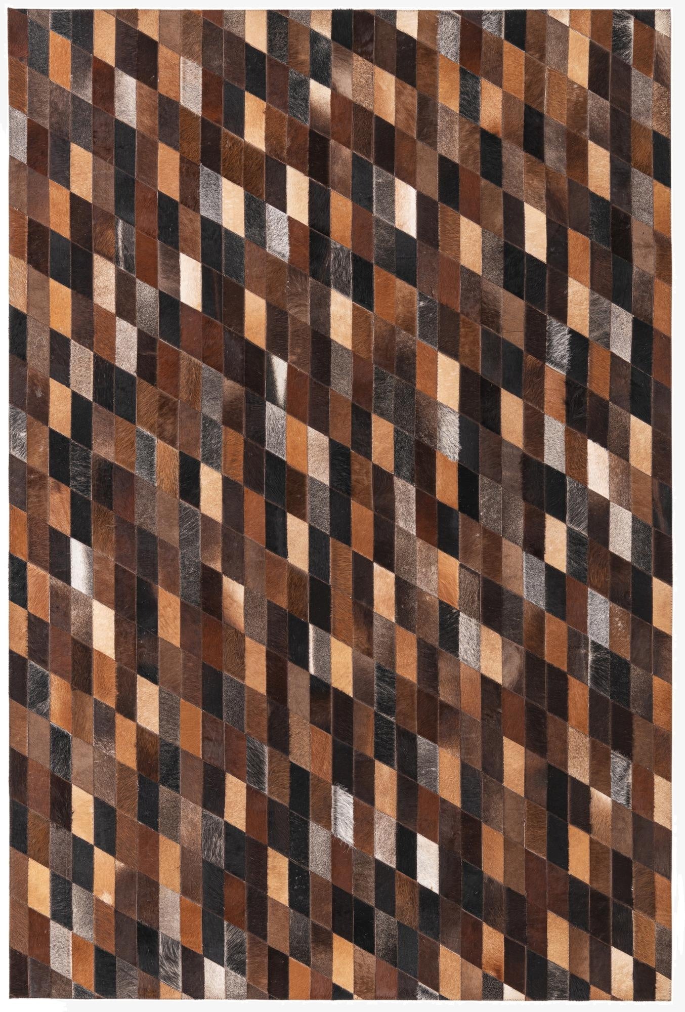 5' 1 x 7' 6 Cowhide Rug