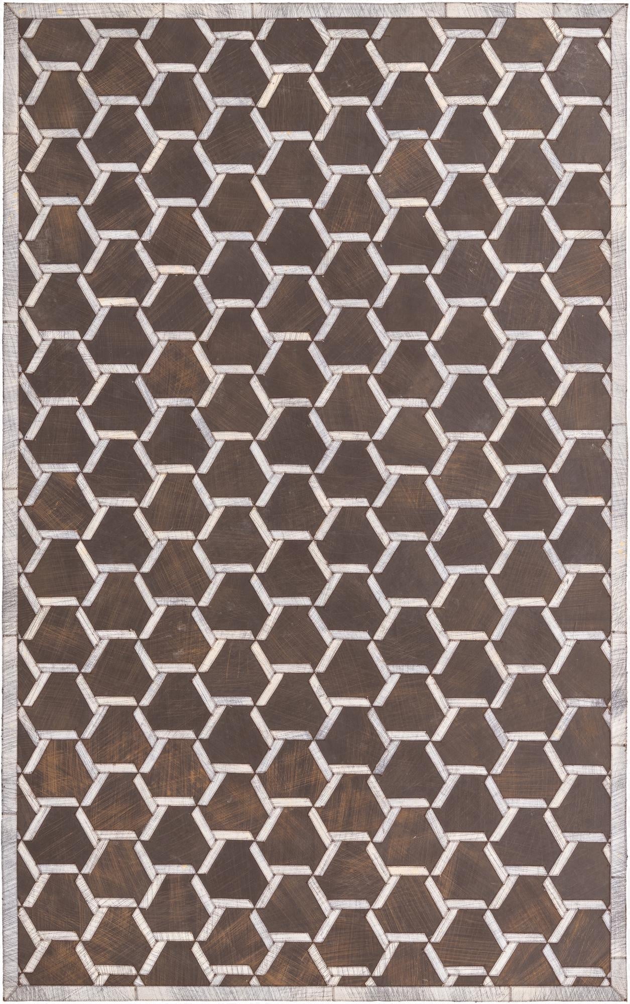 5' 2 x 8' 2 Cowhide Rug