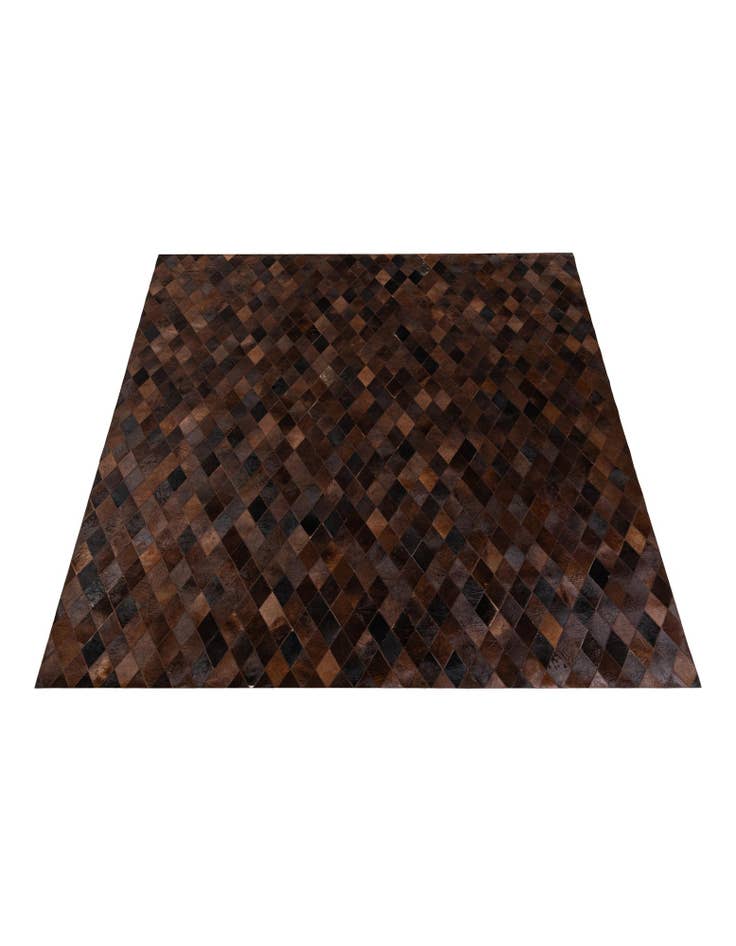 Detail image of 8' 1 x 10' 2 Cowhide Stocks Rug