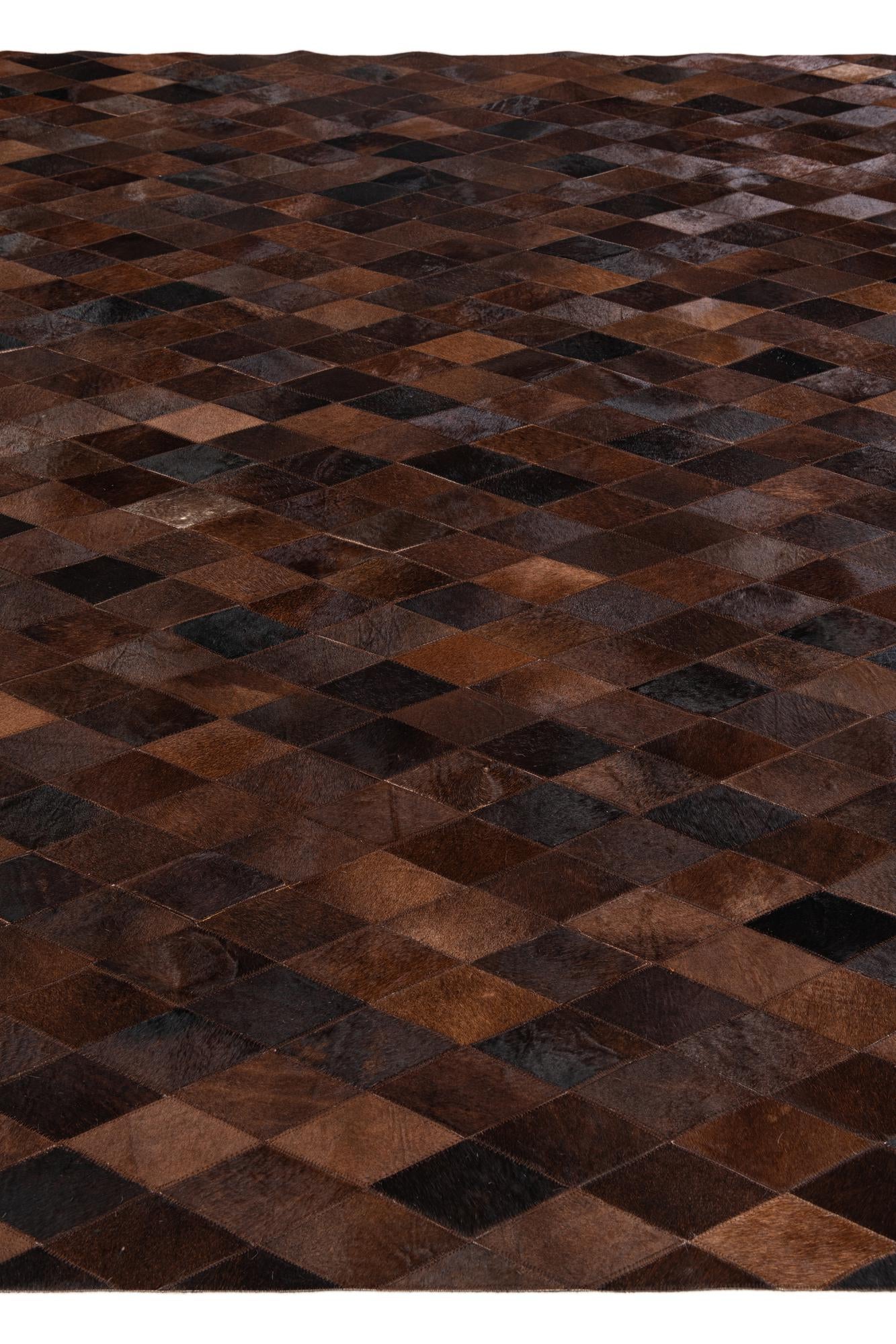 8' 1 x 10' 2 Cowhide Stocks Rug