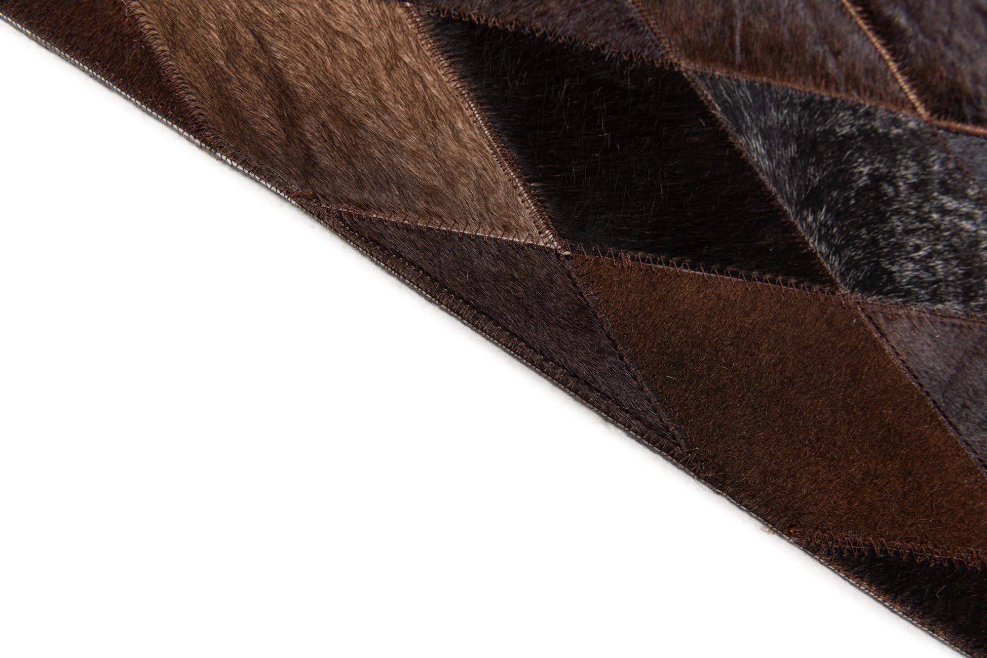 8' 1 x 10' 2 Cowhide Stocks Rug