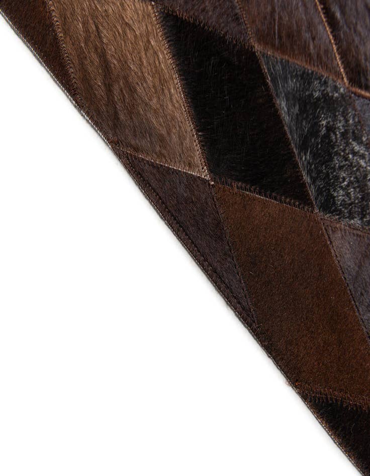 Detail image of 8' 1 x 10' 2 Cowhide Stocks Rug