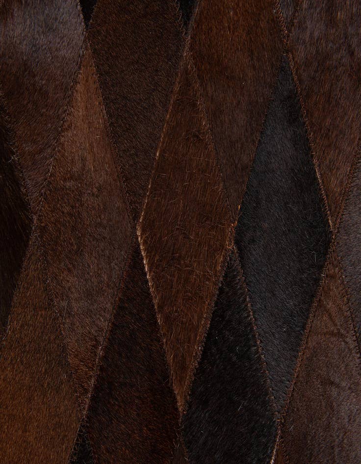 Detail image of 8' 1 x 10' 2 Cowhide Stocks Rug