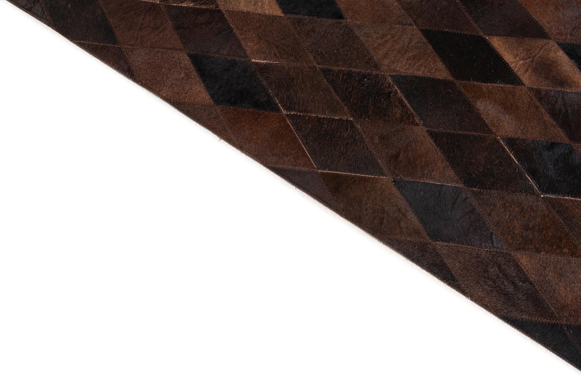 8' 1 x 10' 1 Cowhide Stocks Rug