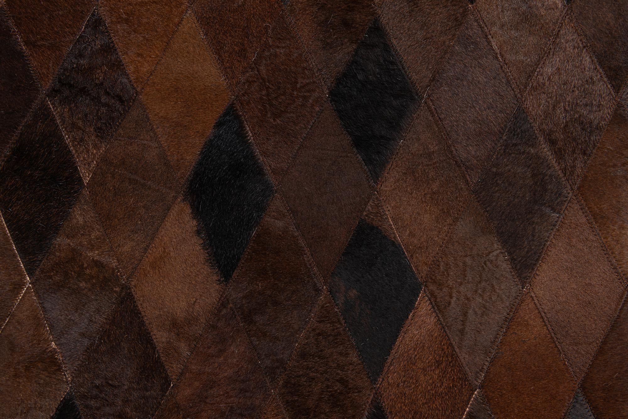 8' 1 x 10' 1 Cowhide Stocks Rug