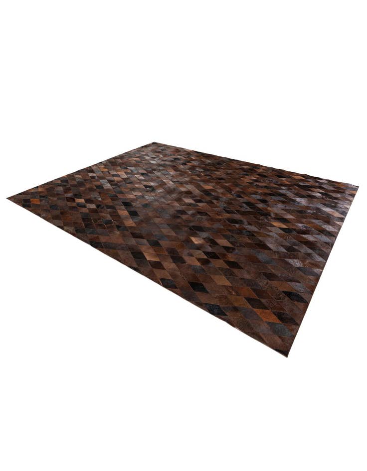 Detail image of 8' 1 x 10' 2 Cowhide Stocks Rug