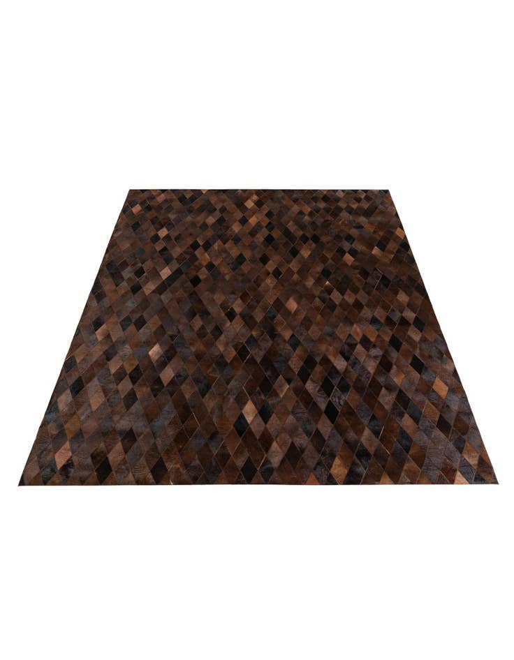 Detail image of 8' 1 x 10' 2 Cowhide Stocks Rug