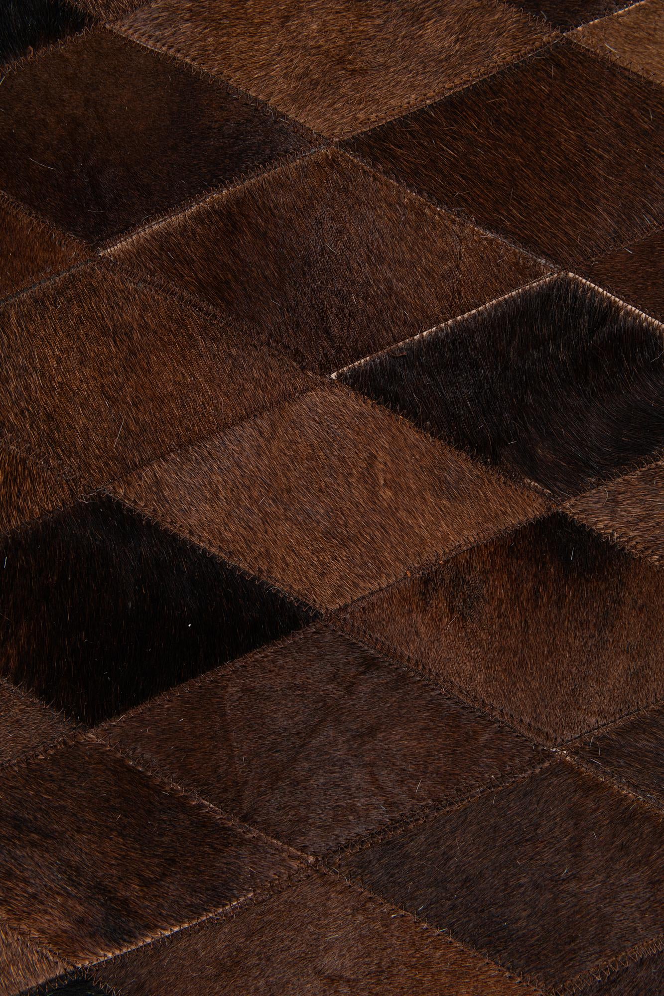 8' 1 x 10' 2 Cowhide Stocks Rug