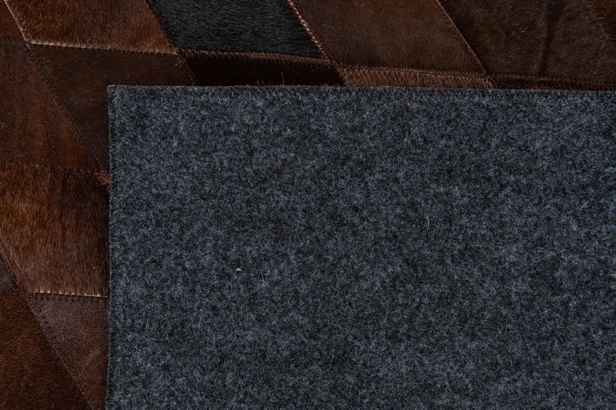 8' 1 x 10' 2 Cowhide Stocks Rug
