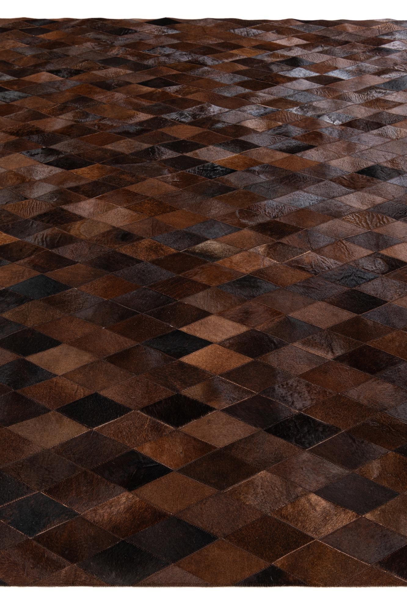 8' 1 x 10' 1 Cowhide Stocks Rug