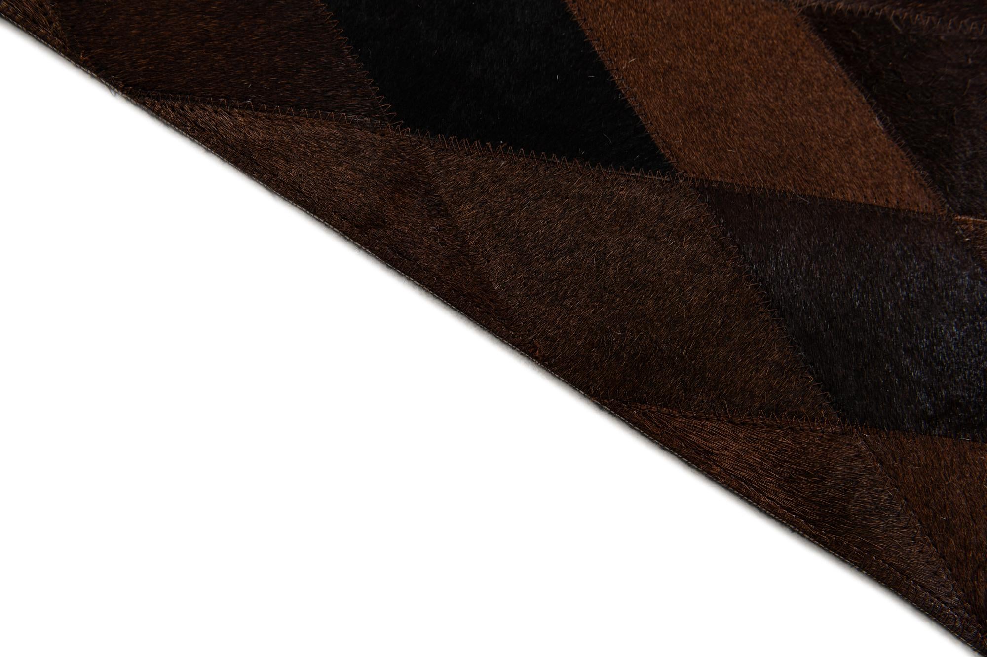 8' 1 x 10' 1 Cowhide Stocks Rug
