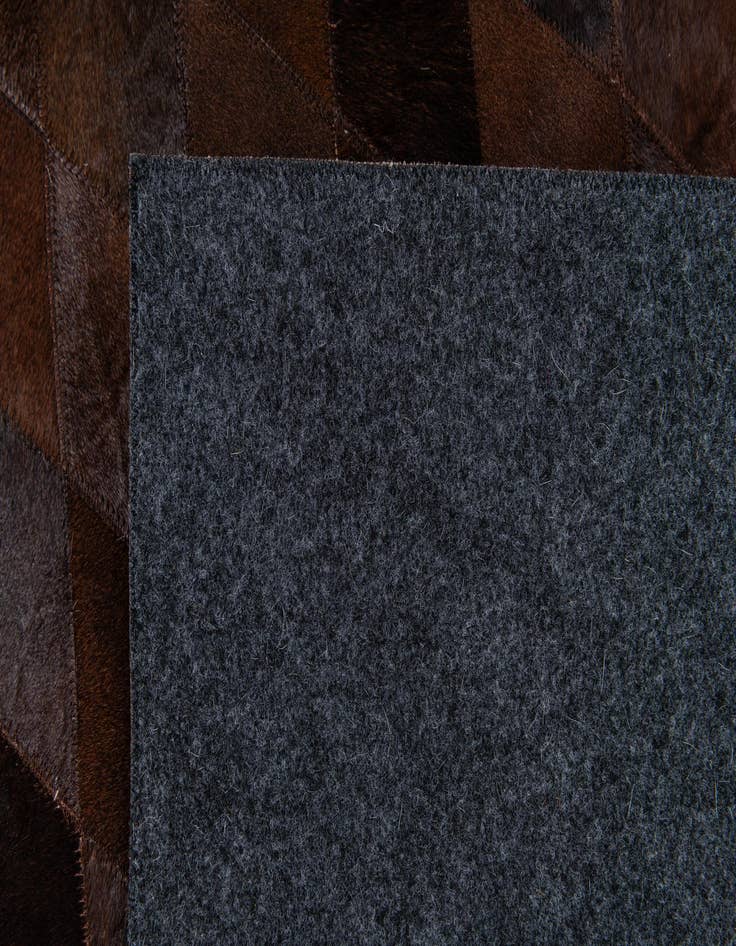 Detail image of 8' 1 x 10' 1 Cowhide Stocks Rug