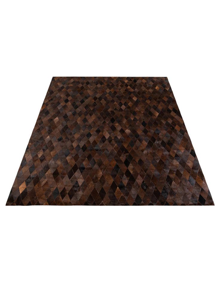 Detail image of 8' 1 x 10' 1 Cowhide Stocks Rug