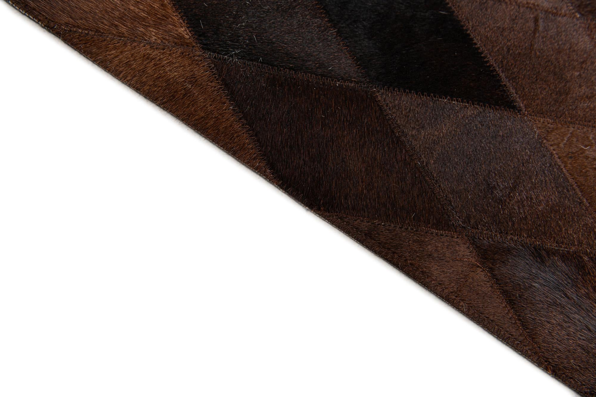 8' 1 x 10' 1 Cowhide Stocks Rug