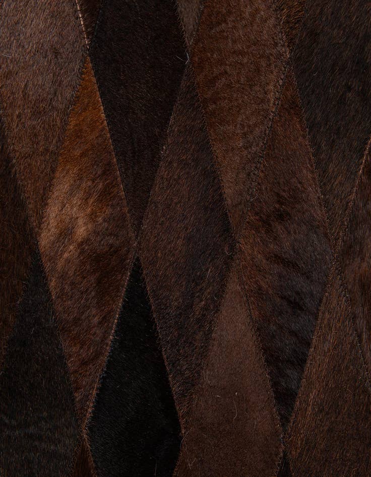 Detail image of 8' 1 x 10' 1 Cowhide Stocks Rug