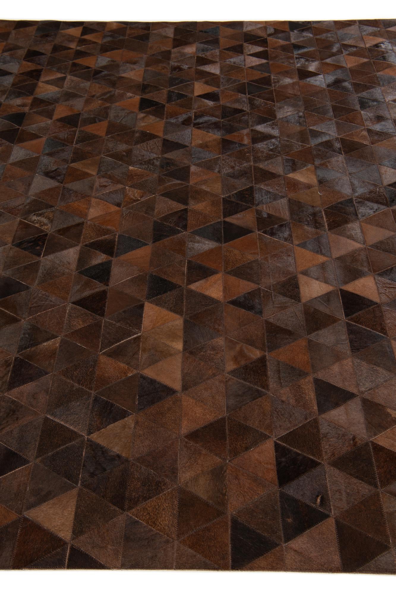 8' x 9' 11 Cowhide Stocks Rug