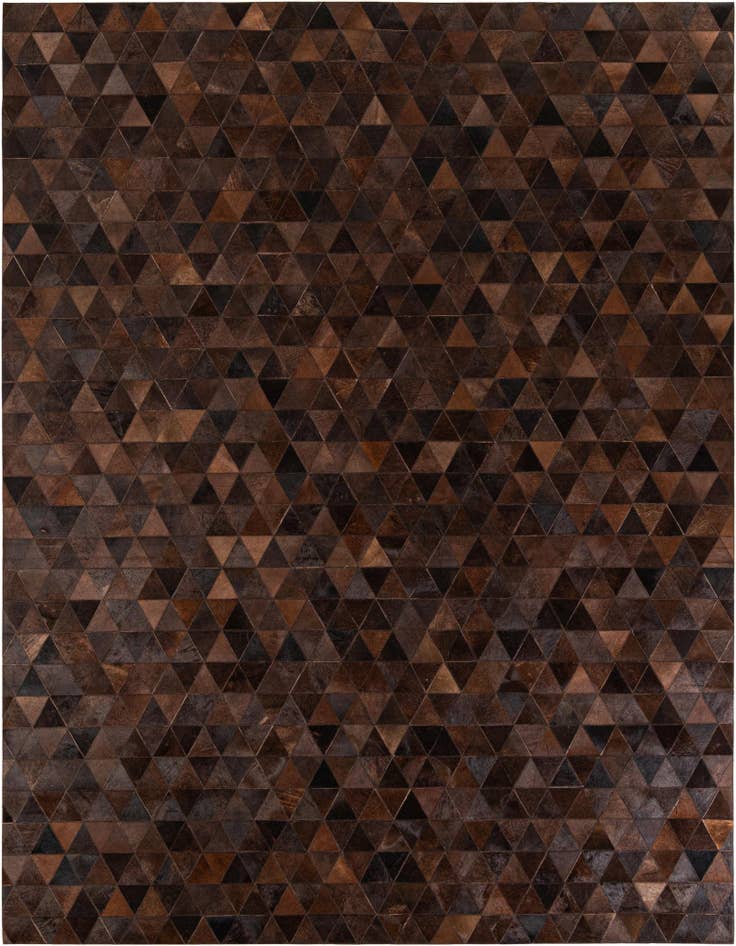 Detail image of 8' x 9' 11 Cowhide Stocks Rug