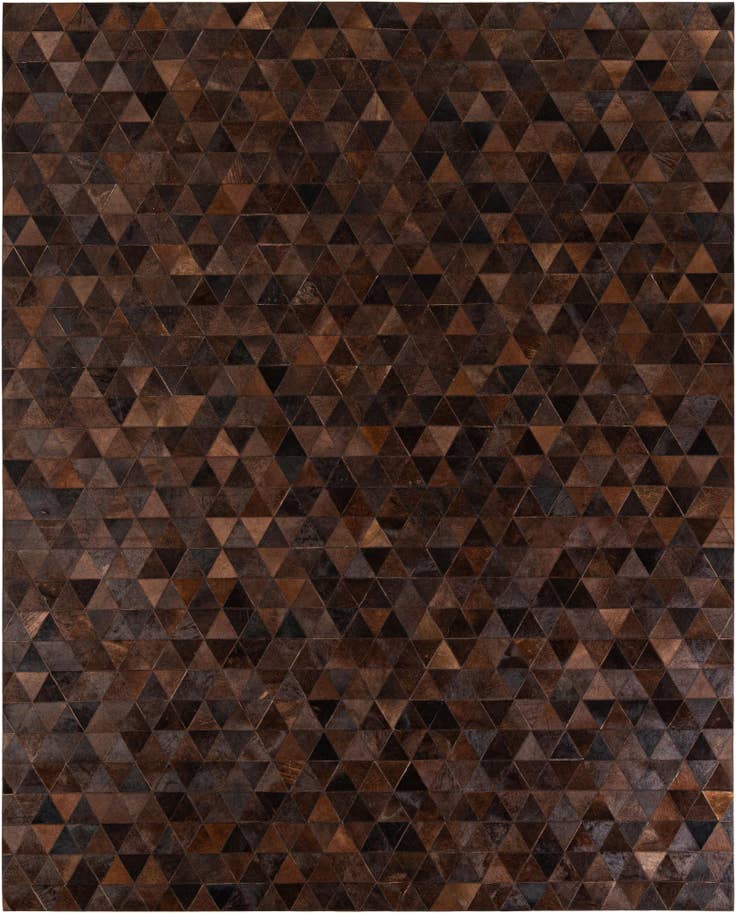 Detail image of 8' x 9' 11 Cowhide Stocks Rug