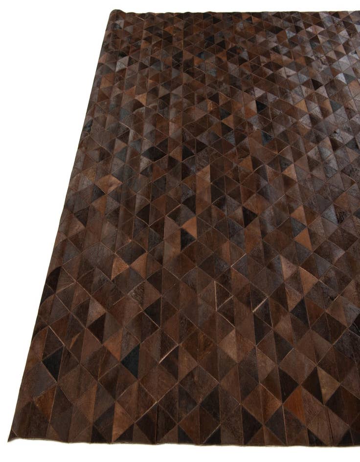Detail image of 8' x 10' 1 Cowhide Stocks Rug
