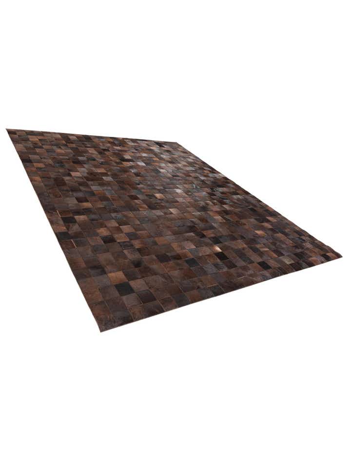 8' 1 x 10' Cowhide Stocks Rug