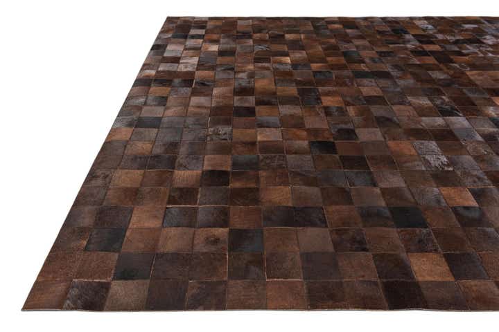 8' 1 x 10' Cowhide Stocks Rug