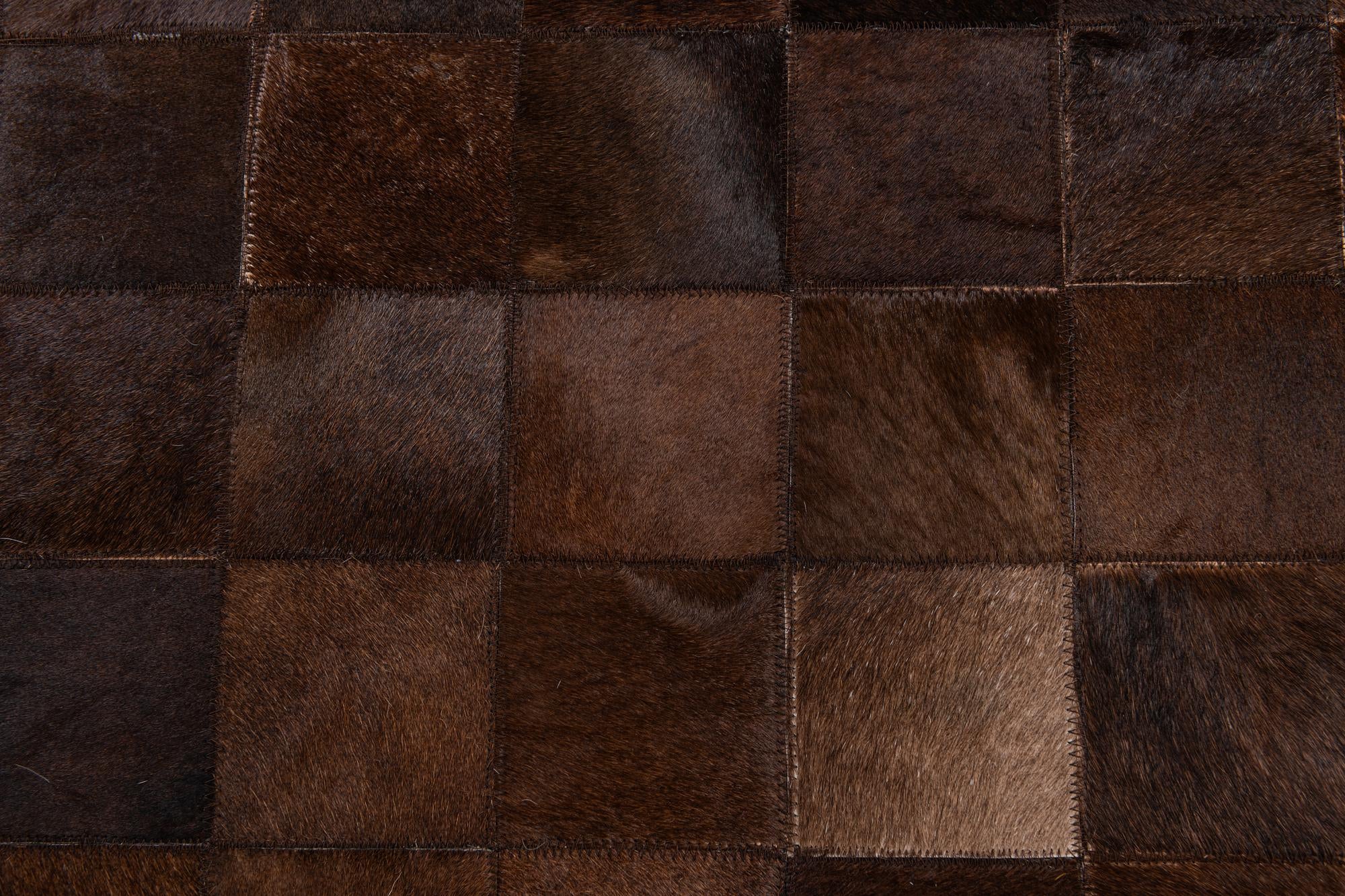 8' 1 x 10' Cowhide Stocks Rug
