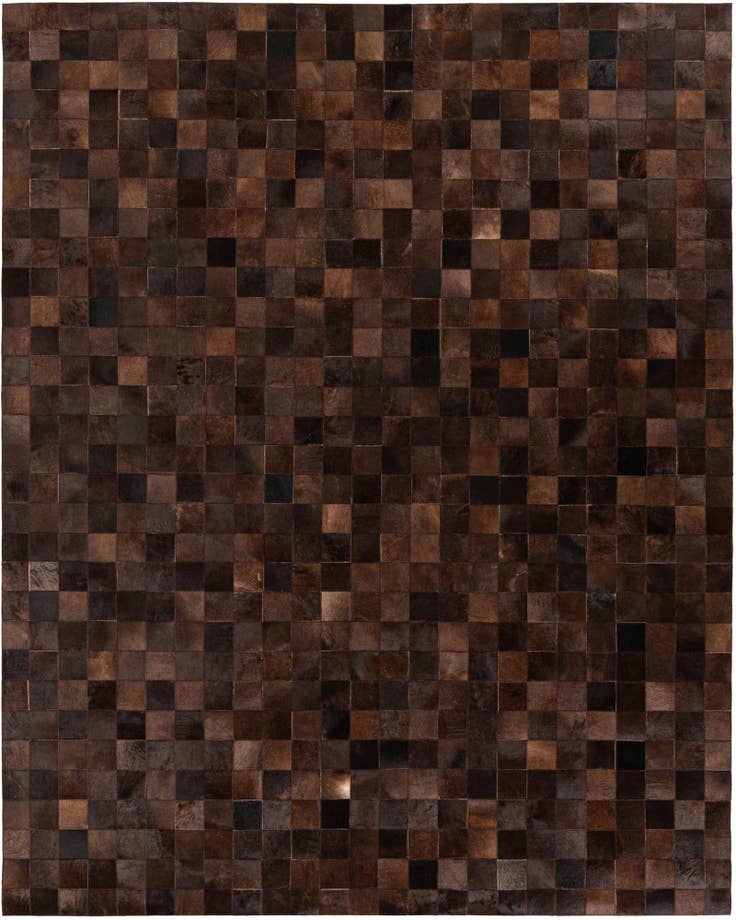 Detail image of 8' 1 x 10' Cowhide Stocks Rug