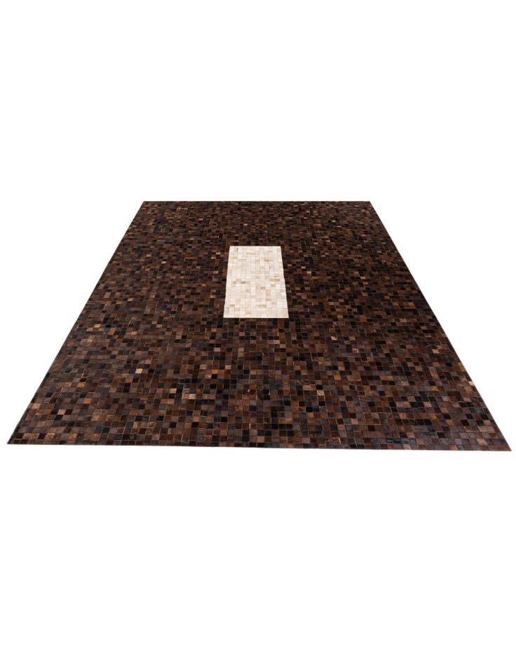 Detail image of 8' 1 x 9' 11 Cowhide Stocks Rug