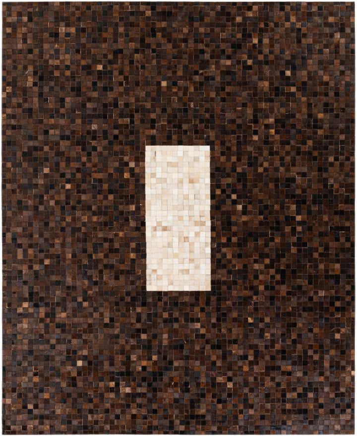 8' 1 x 9' 11 Cowhide Stocks Rug
