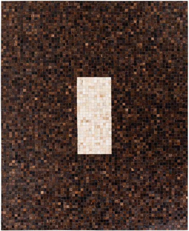 Detail image of 8' 1 x 9' 11 Cowhide Stocks Rug