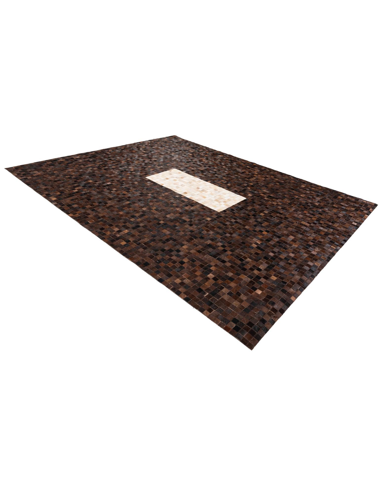 8' 1 x 10' Cowhide Stocks Rug