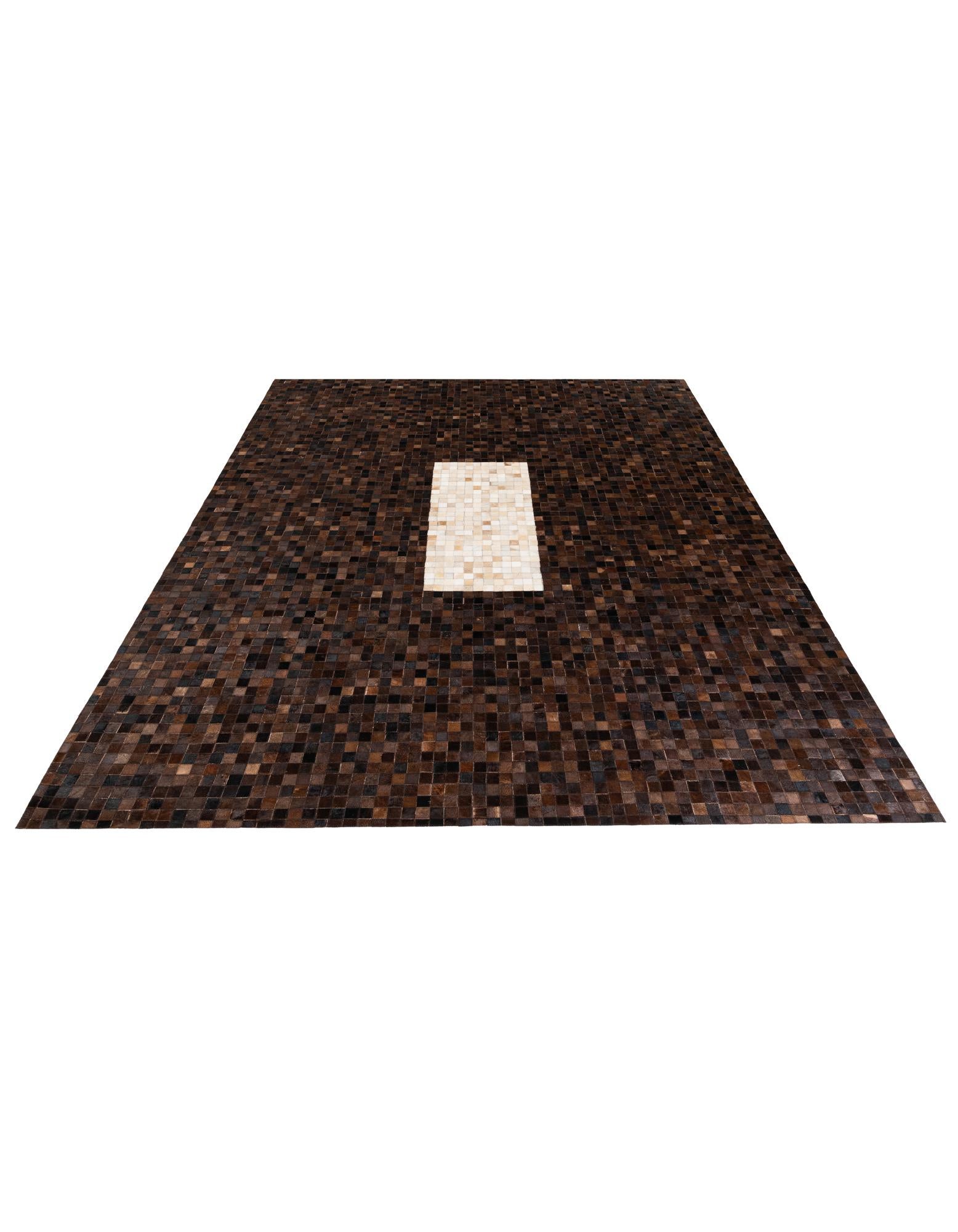 8' 1 x 10' Cowhide Stocks Rug