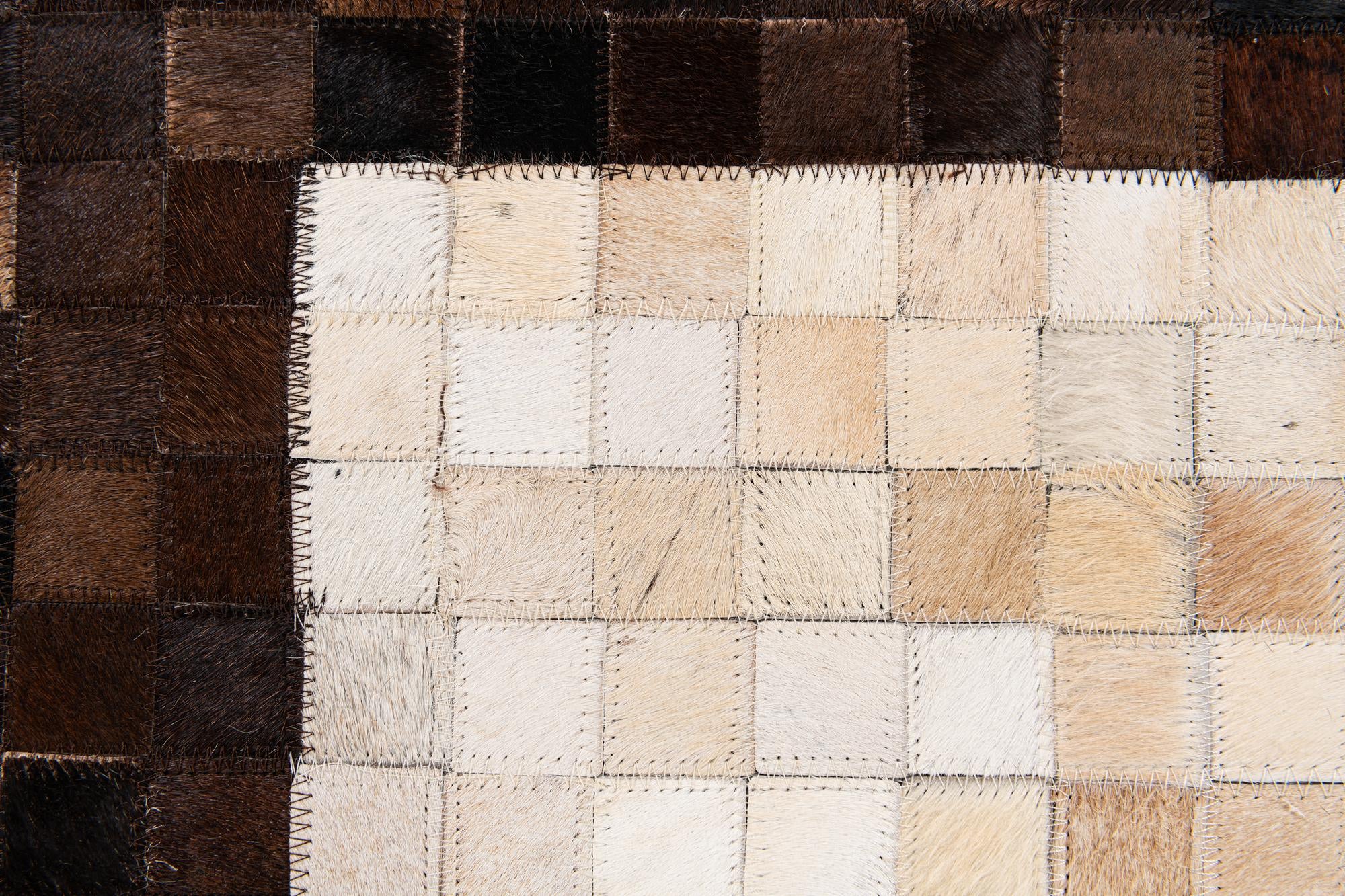 8' 1 x 10' Cowhide Stocks Rug