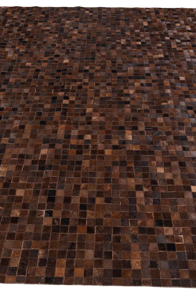 Detail image of 8' 1 x 9' 11 Cowhide Stocks Rug