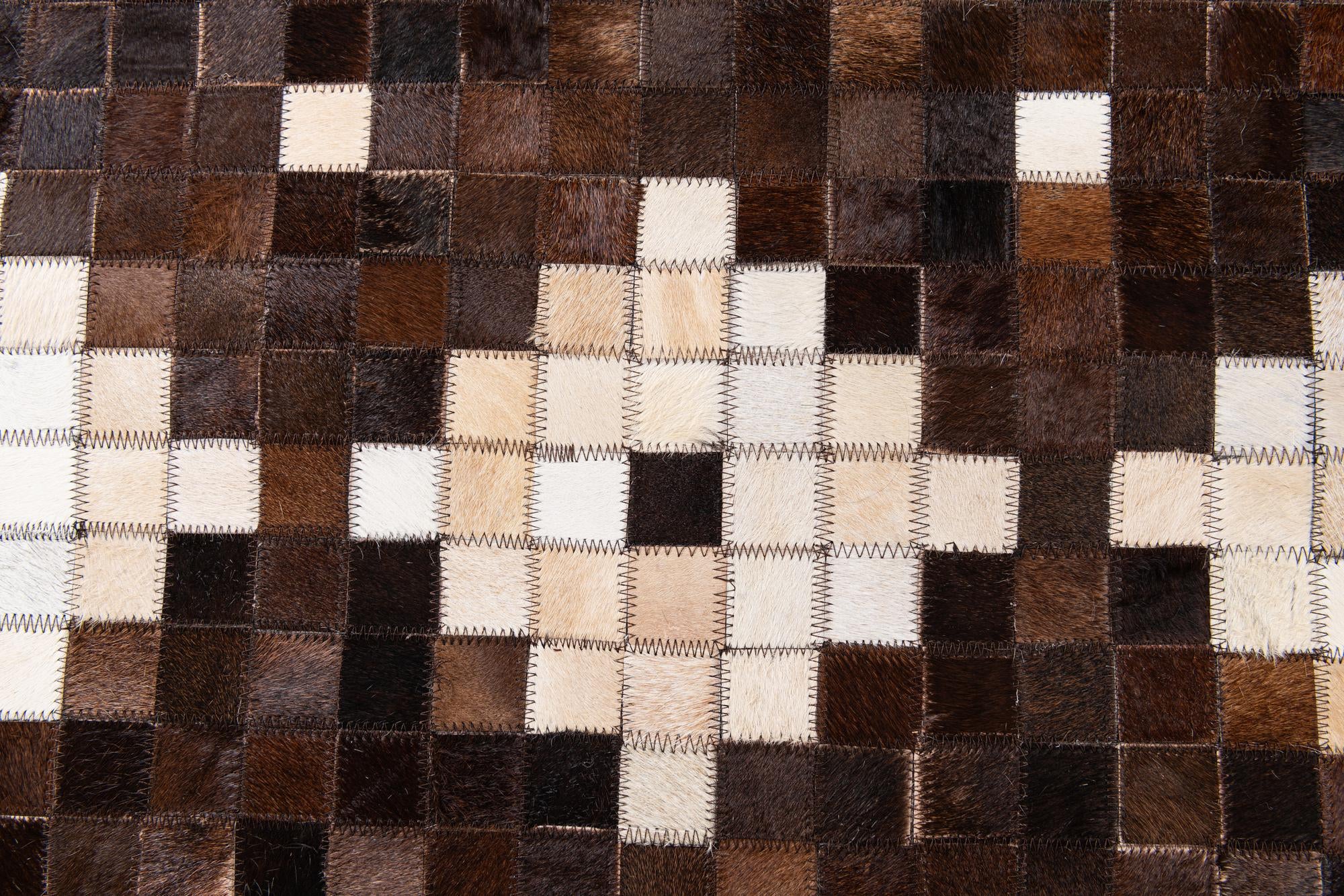 8' 1 x 9' 11 Cowhide Stocks Rug