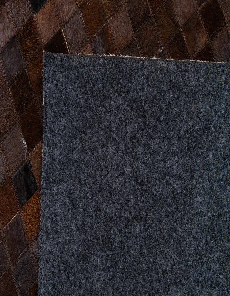 Detail image of 8' 1 x 9' 11 Cowhide Stocks Rug