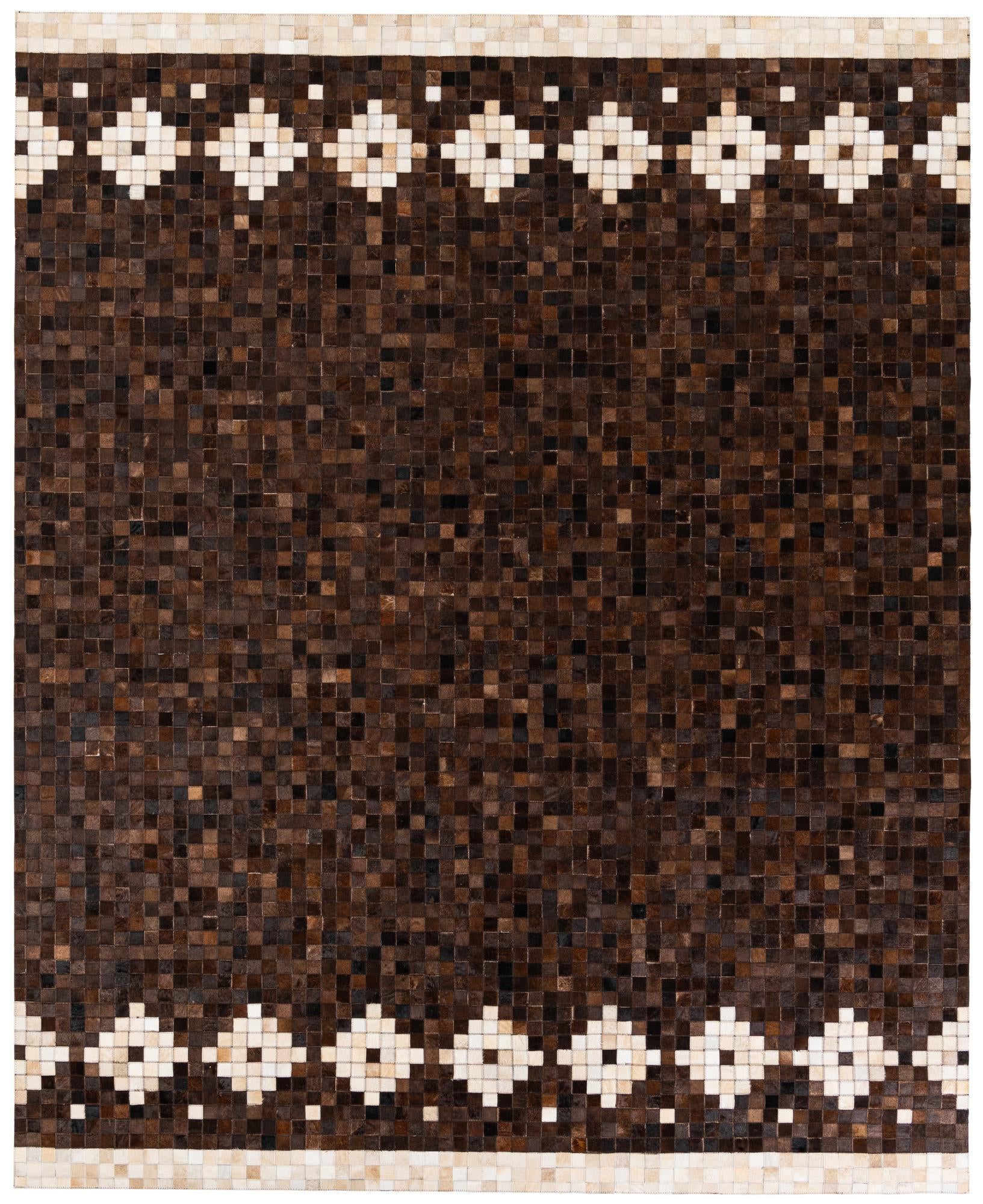 8' 1 x 9' 11 Cowhide Stocks Rug